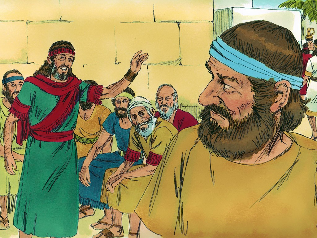 Waar ging Boaz naar toe en is het Boaz gelukt het desbetreffende familielid te spreken? Ruth 4:1-3 1 Intussen ging Boaz naar de poort en ging daar zitten.