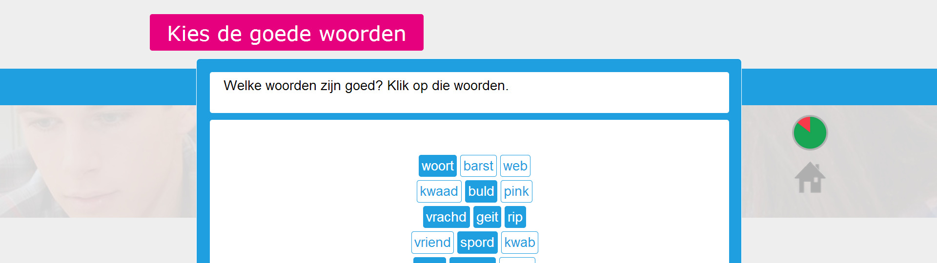 opnieuw te oefenen (lettergrepen, roltrappen, prinsen, vleermuizen). Ook de onregelmatige meervouden op -en komen hier aan de orde (lammeren, kalveren).