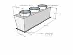 Accessoires Uitblaas- en retourplenums Hoog en Laag statische kanaalunits L1-A L2-A L3-A Artikelnummer 456208 456210 456212 Chassiscode L1 L2 L3 unit Laag statisch Functie Toevoer Aansluiting 2 x Ø