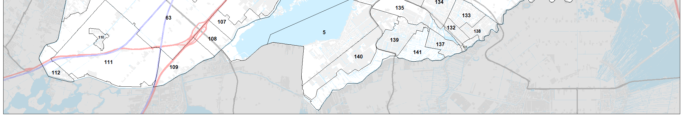 Bijlage 3 Overzicht Woon- en Werkgebieden in 2015.