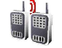 13. DVS DVS (drukken-voor-spreken) is een radiodienst in twee richtingen die beschikbaar wordt gesteld via een GSM/GPRS-cellulair netwerk (netwerkdienst).