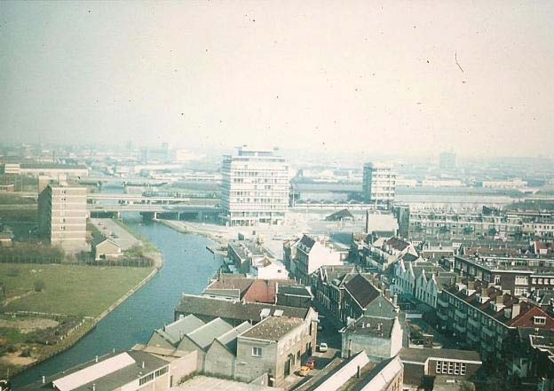 foto: Stationsgebied Schiedam in de jaren 70