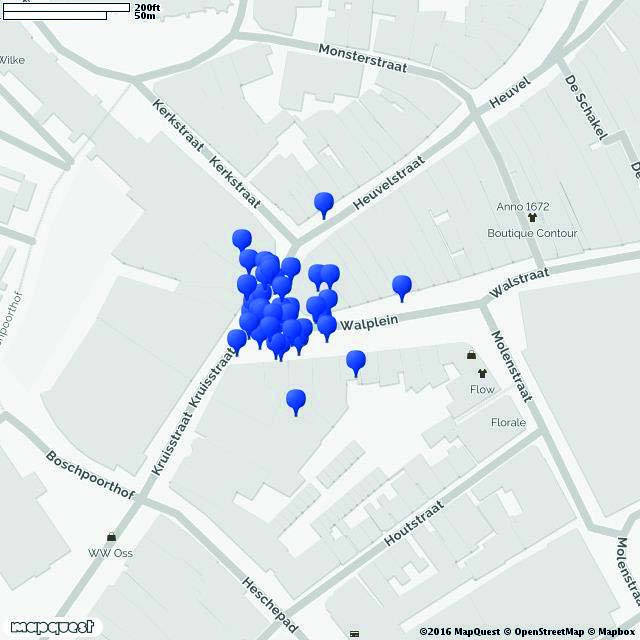 HOOFDWINKELGEBIED - WALPLEIN SCOORT GEMIDDELD EEN 6,8 ENQUÊTE SCHOON SCORE MOMENT: 6,95 SCHOON SCORE ALGEMEEN: 6,7 Hoeveel zwerfafval ligt er naar uw mening in dit winkelgebied?