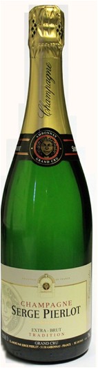 Wijn 7 Brut Tradition - Champ. Serge Pierlot Sprankelend Streek: Montagne Reims Champagne / Frankrijk Jaar: Prijs: 16,60 Alcohol 11,5% Chardonnay Pinot Noir Komt uit Ambonnay, een Grand Cru gemeente.