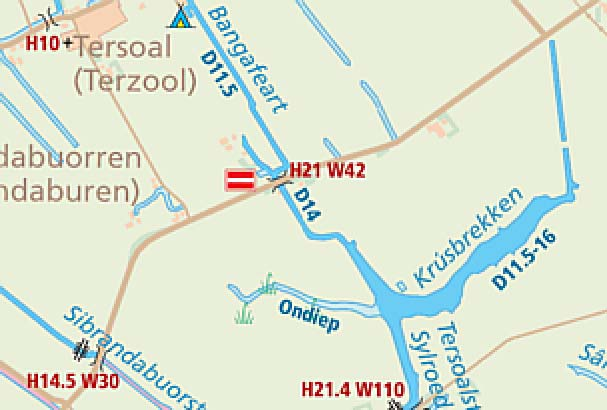 7 Nylandsdyk (Reduzum) - Scharnegoutum (A1) Ploeg: A1 Afstand: 9.47km 0m: Wissel Nylandsdyk B2-A1.