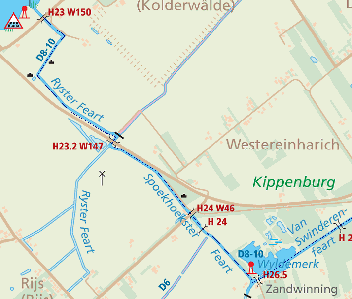 WISSEL BALK BRUG 800M KIPPENBURG