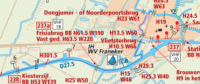 18 Harlingen - Franeker (A2) Ploeg: A2 Afstand: 9.60km 0m: Wissel Harlingen A1-A2.