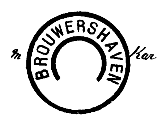 BRIELLE Provincie Zuid-Holland Tot het ressort van het postkantoor Brielle behoorden de hulpkantoren van Abbenbroek, Geervliet, Heenvliet, Nieuwesluis, Rokanje, Spijkenisse en Zwartewaal.
