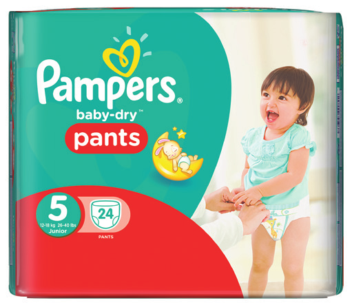 Pampers Luiers Baby dry 22-42 stuks, Active Fit 21-30 stuks, New Baby 35-44 stuks of