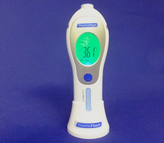 020001811 FRANSSPREKENDE digitale infrarood oor- en voorhoofd thermometer. Inocare.