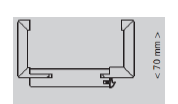 Q5 Deurframe met deurlijsten van 60 mm Technische fiche Deurframe met kantstroken met afgeronde rand (RR).
