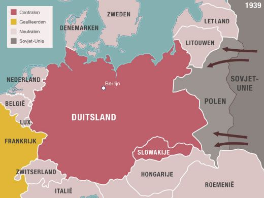 2.1 Aanvang Tweede Wereldoorlog 2.1.1 Polen 2.1.1.1 Aanval op Polen De Tweede Wereldoorlog begon officieel op 1 september 1939. Op die dag vielen de Duitse troepen Polen aan en ze bezetten Danzig.
