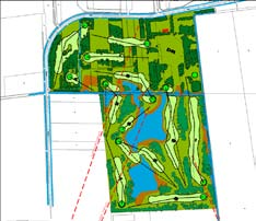 b. Raamplan Recreatie & Toerisme In dit plan wordt een Blauwe zone (Schildmeer - Borgmeren) onderscheiden van een Rode zone (cultuurhistorisch lint).