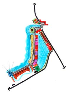 Bijlage 2: Visie dorpsboulevard Steendam Stedenbouwkundige visie op Steendam Steendam is op dit moment een vrij generiek wegdorp met weinig specifieke kwaliteiten.