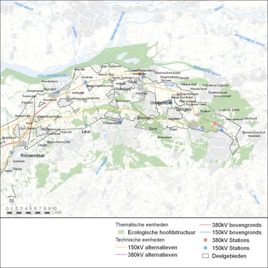 - West Afbeelding 128 Ligging Ecologische Hoofdstructuur in deelgebied 4. In deelgebied 4 bevinden zich geen gebieden die aangewezen zijn als Vogel- en /of Habitatrichtlijngebied.