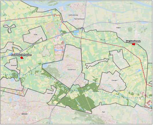 - West Afbeelding 130 Ligging van de Beschermde Natuurmonumenten in deelgebied 4.