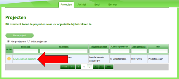 HOOFDSTUK 3: EEN INVENTARISATIEOPDRACHT KRIJGEN VIA HET LAVS U ontvangt een mailbericht van het LAVS dat een bedrijf uit het LAVS een opdracht aan u heeft verstrekt.