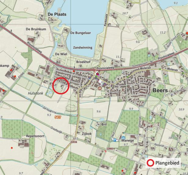 Beeldkwaliteitsplan Beers, Elstweg 5 gemeente Cuijk Concept Figuur 1 Topografische kaart COLOFON April 2016 In opdracht van: Ariëns Groep Saltshof