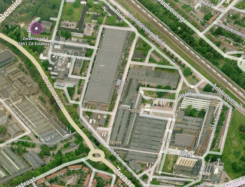 Zwaanstraat 1 gebouw TAB te Eindhoven Beschrijving object Locatie / Ligging : Fantastische industriële bedrijfsruimte op Strijp T!