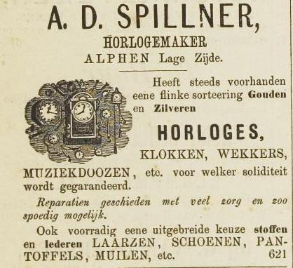 Bidprentje oma Spillner Oma Elise Spillner was niet alleen overleden in het Groene Hart. Ze was er ook geboren en wel in Alphen aan den Rijn, toen nog bestaande uit Alphen en Aarlanderveen.