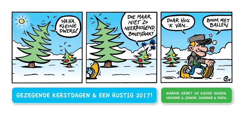 Kerst- en Nieuwjaarskaarten voor 2017.