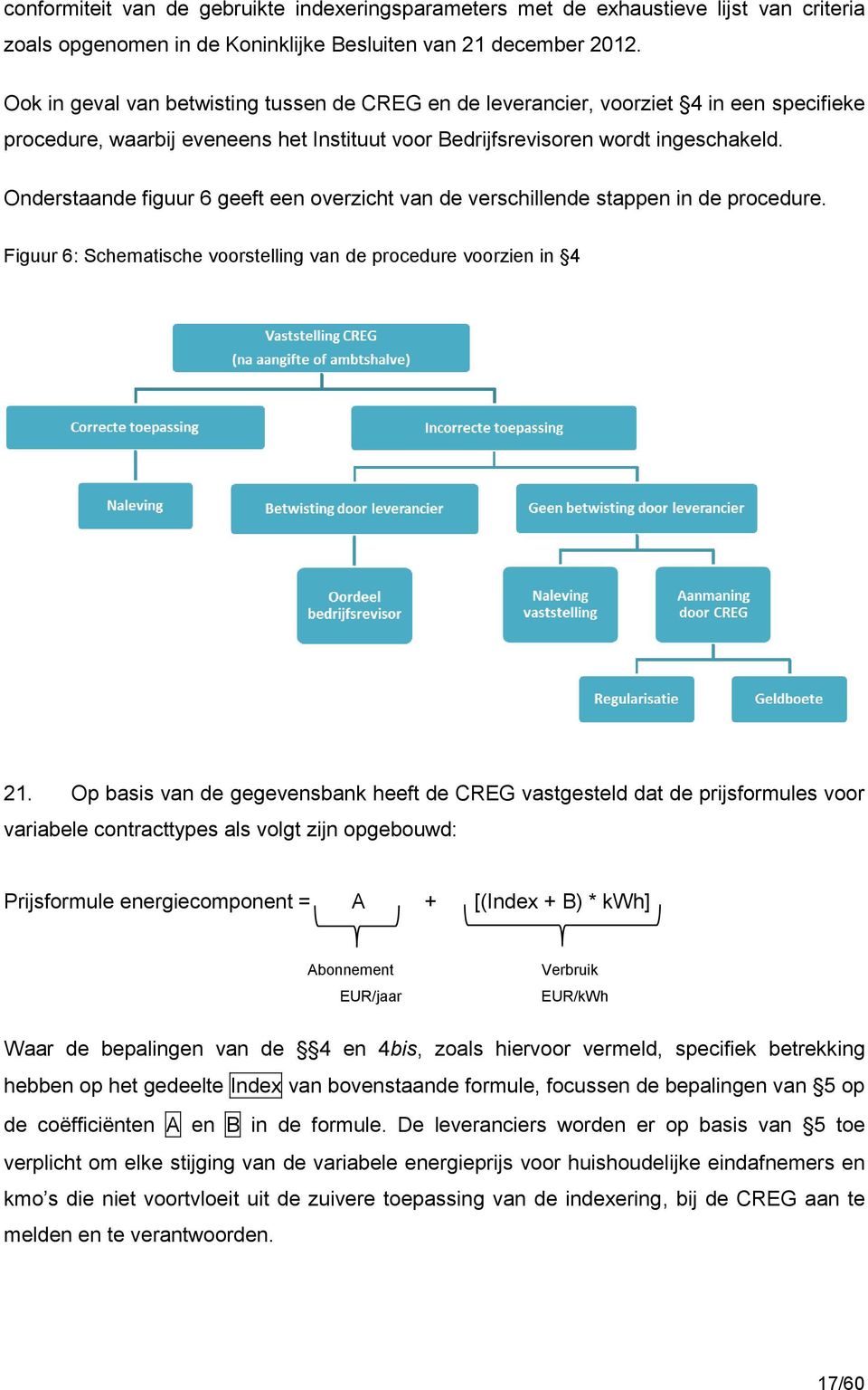 Onderstaande figuur 6 geeft een overzicht van de verschillende stappen in de procedure. Figuur 6: Schematische voorstelling van de procedure voorzien in 4 21.