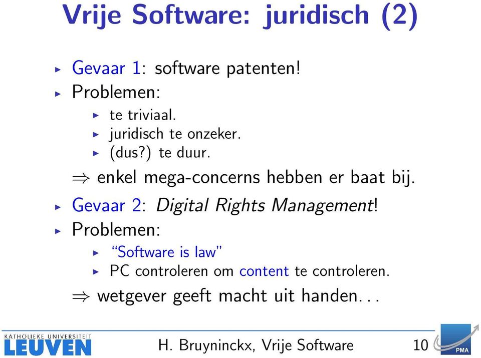 Gevaar 2: Digital Rights Management!