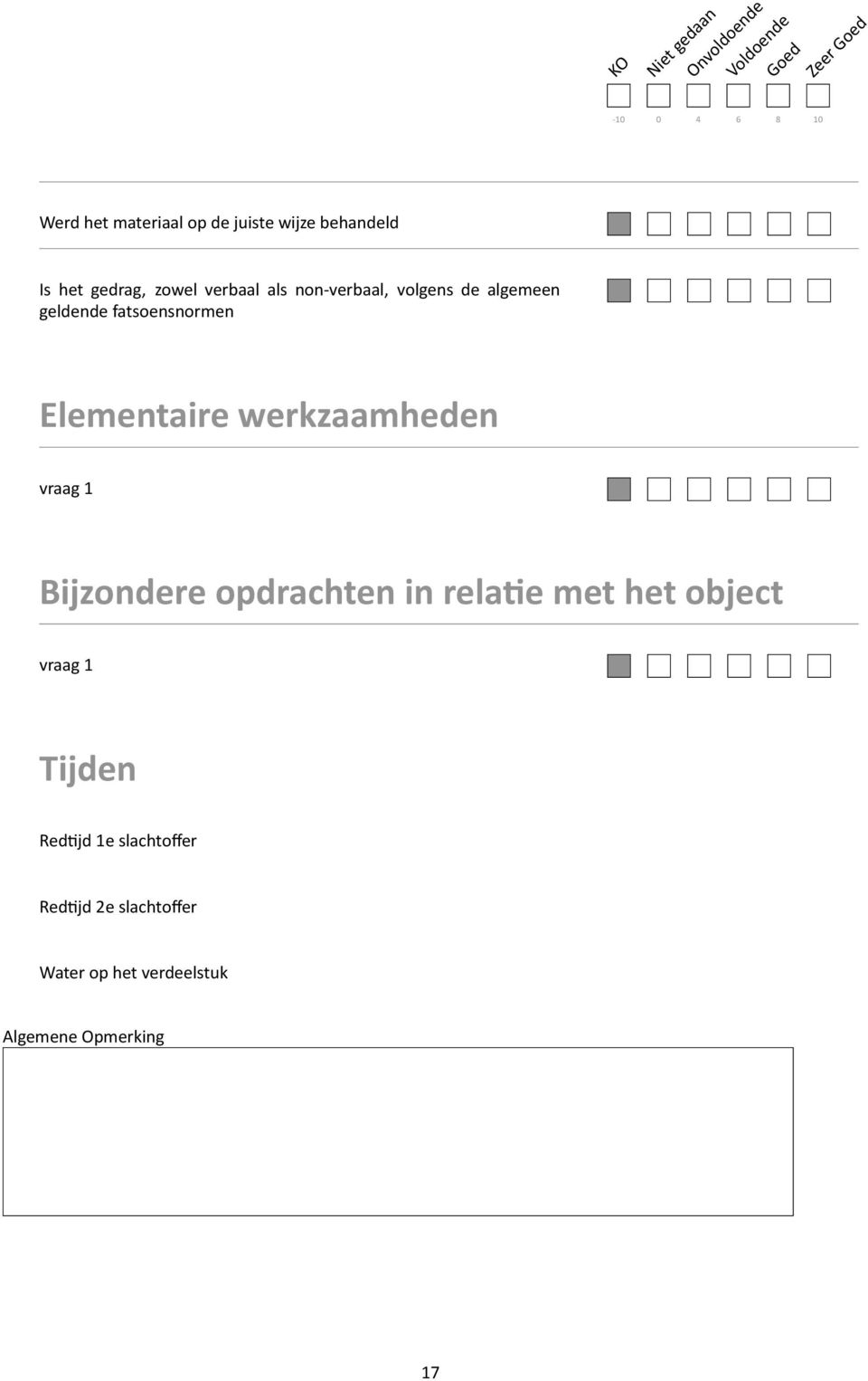 werkzaamheden vraag 1 Bijzondere opdrachten in rela e met het object vraag 1