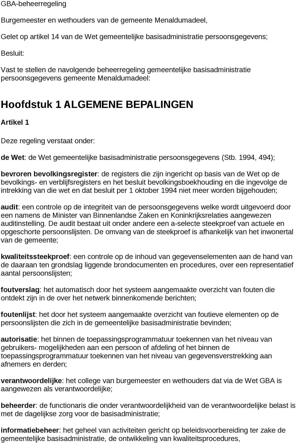 basisadministratie persoonsgegevens (Stb.