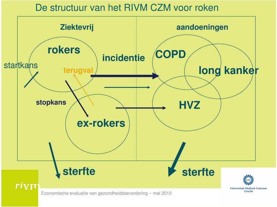 rokers terugval incidentie COPD long