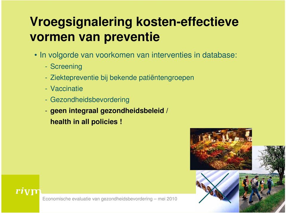 Ziektepreventie bij bekende patiëntengroepen - Vaccinatie -