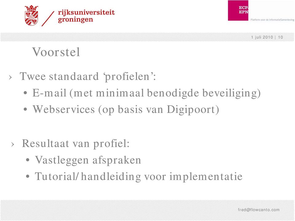 Webservices (op basis van Digipoort) Resultaat van