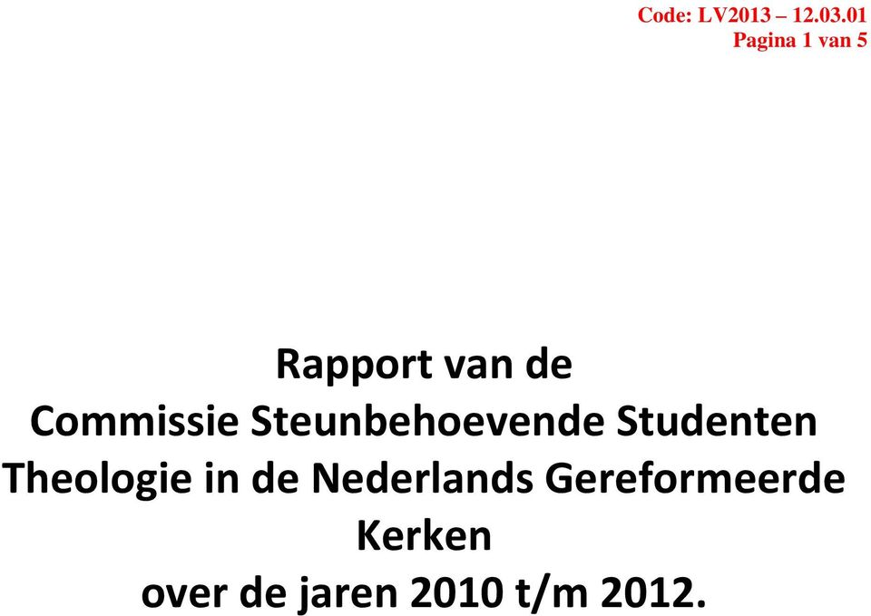 Studenten Theologie in de