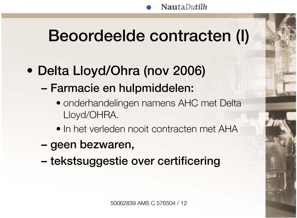 met Delta Lloyd/OHRA.