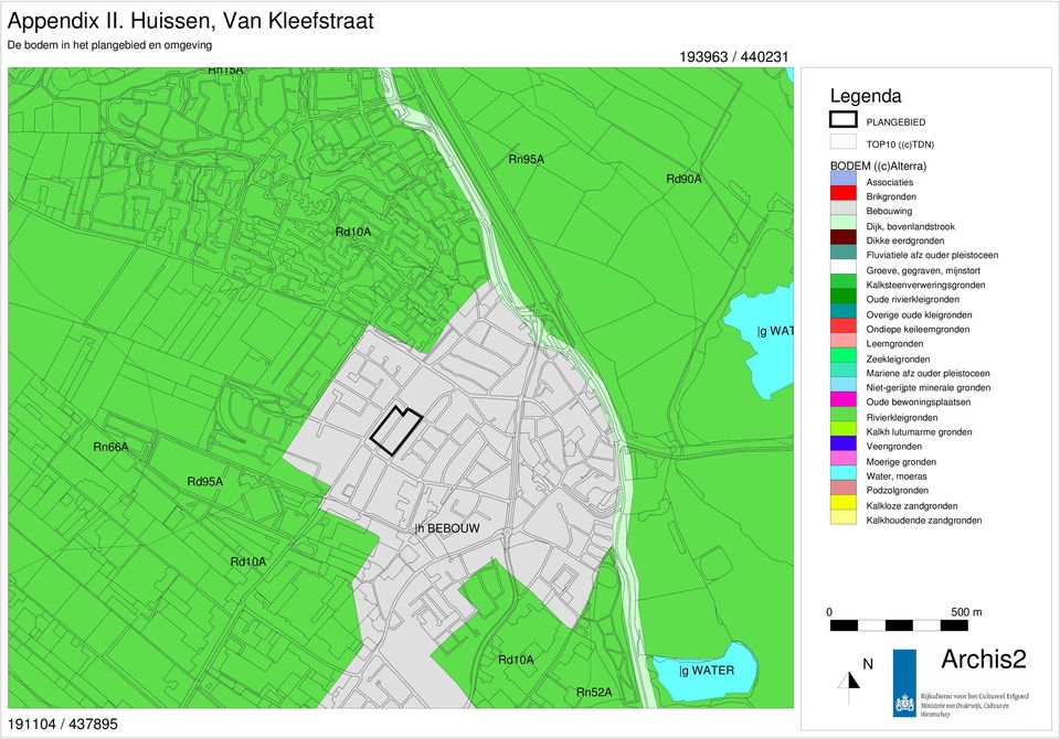 Rd10A Dijk, bovenlandstrook Dikke eerdgronden Fluviatiele afz ouder pleistoceen Groeve, gegraven, mijnstort Kalksteenverweringsgronden Oude rivierkleigronden Overige oude kleigronden g