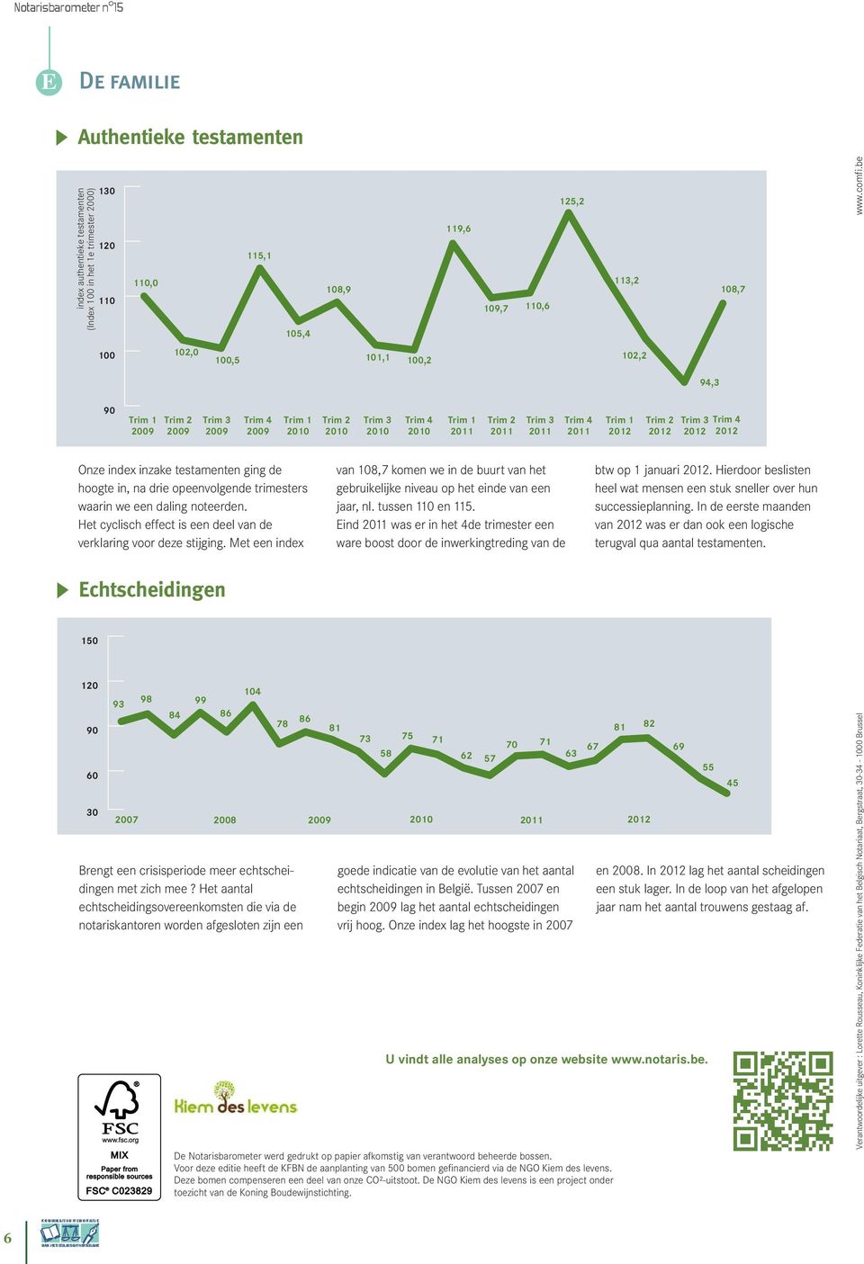 Het cyclisch effect is een deel van de verklaring voor deze stijging. Met een index van 18,7 komen we in de buurt van het gebruikelijke niveau op het einde van een jaar, nl. tussen 11 en 115.