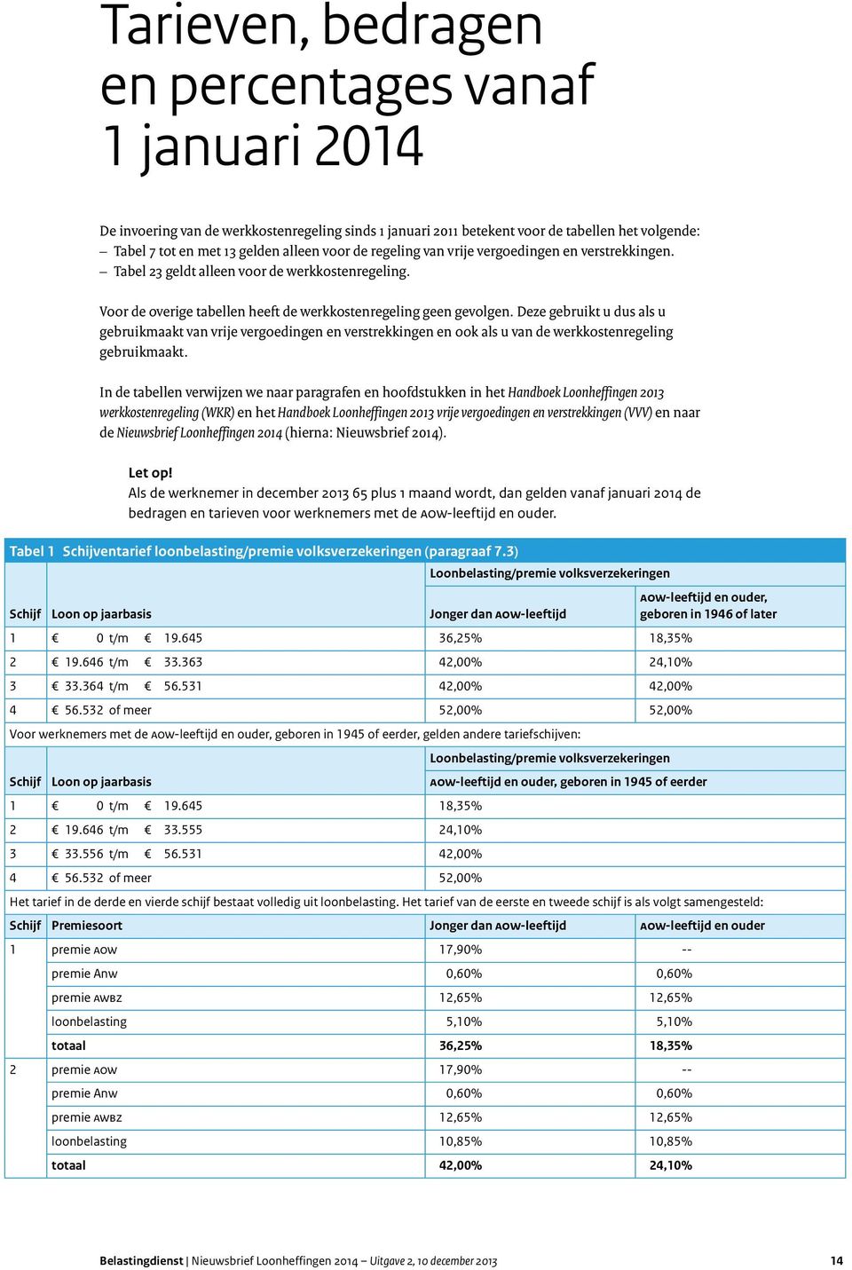 Deze gebruikt u dus als u gebruikmaakt van vrije vergoedingen en verstrekkingen en ook als u van de werkkostenregeling gebruikmaakt.