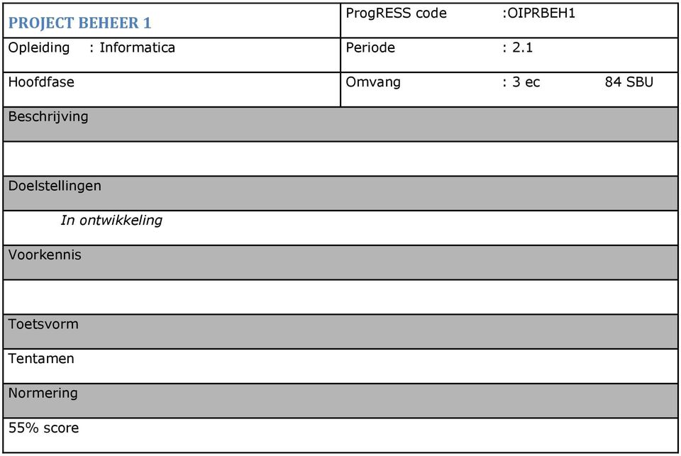 Informatica Periode : 2.