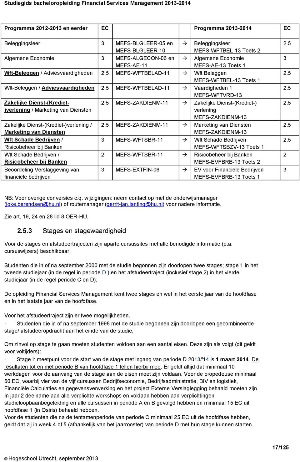 5 MEFS-WFTBELAD-11 Vaardigheden 1 MEFS-WFTVRD-13 Zakelijke Dienst-(Krediet- )verlening / Marketing van Diensten Zakelijke Dienst-(Krediet-)verlening / Marketing van Diensten Wft Schade Bedrijven /