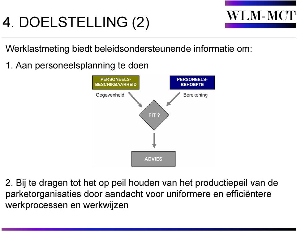 Bij te dragen tot het op peil houden van het productiepeil van de