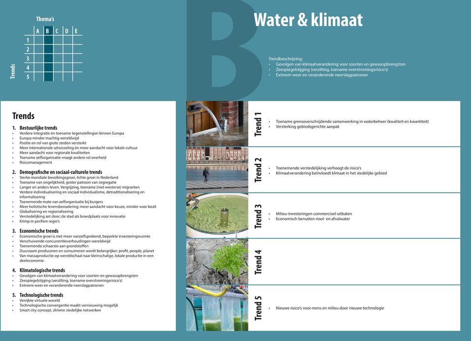 kwantiteit) Versterking gebiedsgerichte aanpak Toenemende verstedelijking verhoogt de risico s