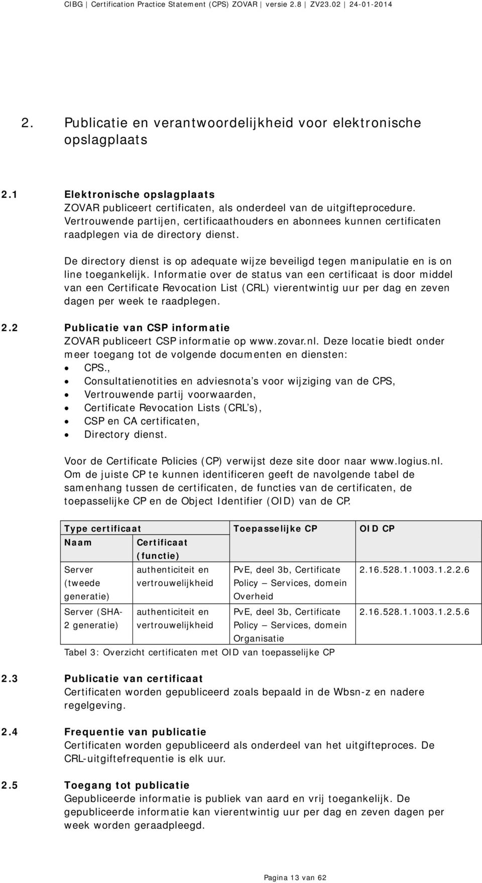 De directory dienst is op adequate wijze beveiligd tegen manipulatie en is on line toegankelijk.