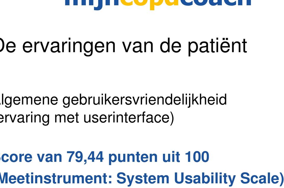 met userinterface) core van 79,44 punten