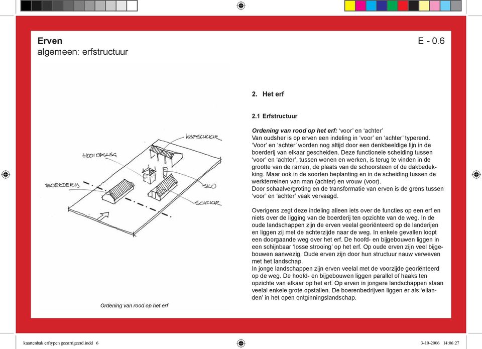 Deze functionele scheiding tussen voor en achter, tussen wonen en werken, is terug te vinden in de grootte van de ramen, de plaats van de schoorsteen of de dakbedekking.