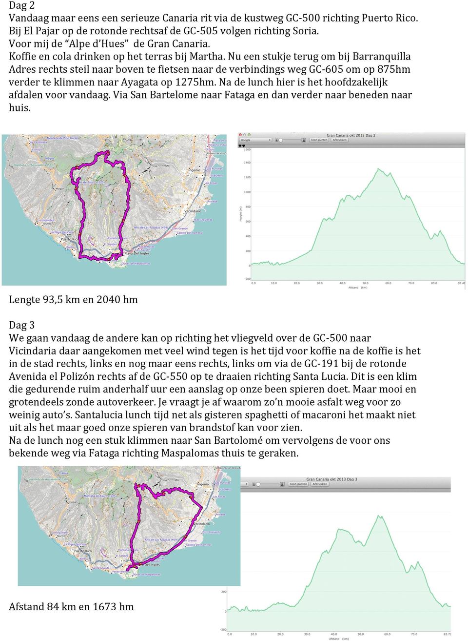 Nu een stukje terug om bij Barranquilla Adres rechts steil naar boven te fietsen naar de verbindings weg GC- 605 om op 875hm verder te klimmen naar Ayagata op 1275hm.