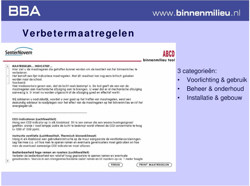 Voorlichting & gebruik