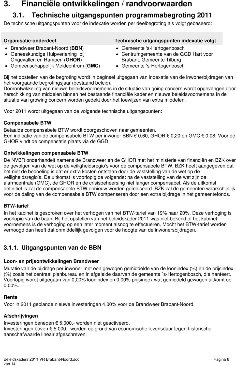 Geneeskundige Hulpverlening bij Ongevallen en Rampen (GHOR) Gemeenschappelijk Meldcentrum (GMC) Technische uitgangspunten indexatie volgt Gemeente s-hertogenbosch Centrumgemeente van de GGD Hart voor