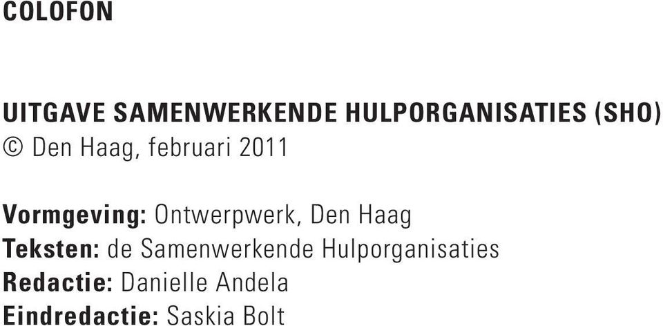 Ontwerpwerk, Den Haag Teksten: de Samenwerkende