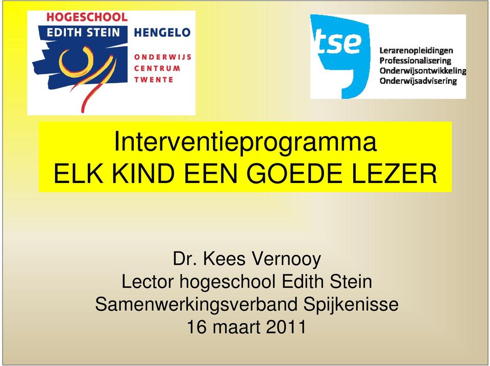 Kees Vernooy Lector hogeschool