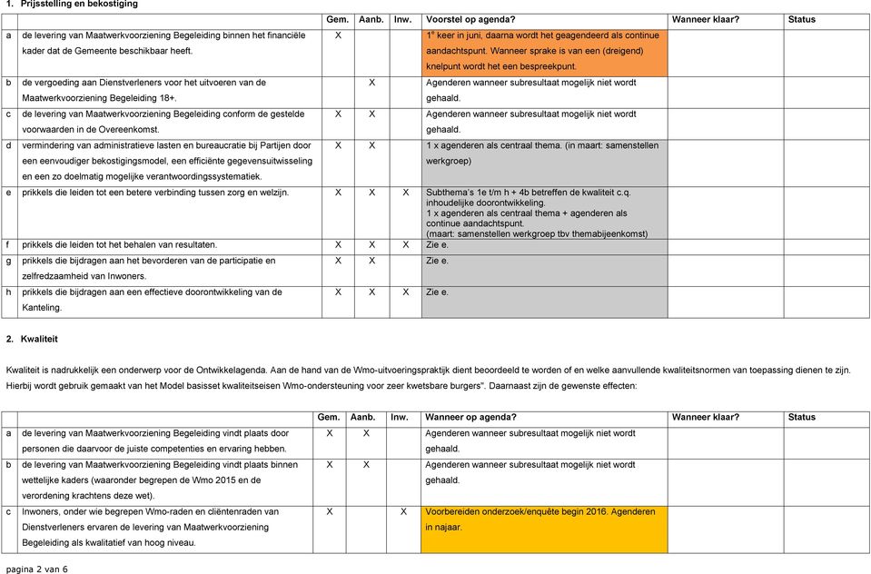 vermindering vn dministrtieve lsten en ureucrtie ij Prtijen door een eenvoudiger ekostigingsmodel, een efficiënte gegevensuitwisseling en een zo doelmtig mogelijke verntwoordingssystemtiek. Gem. An.